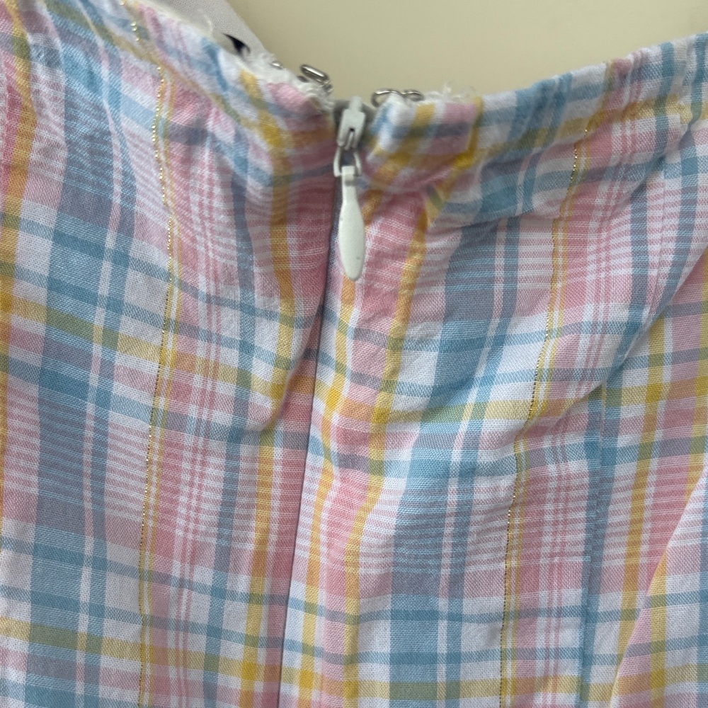 MAJORELLE Pastel Plaid Blouse - Picture 6 of 8